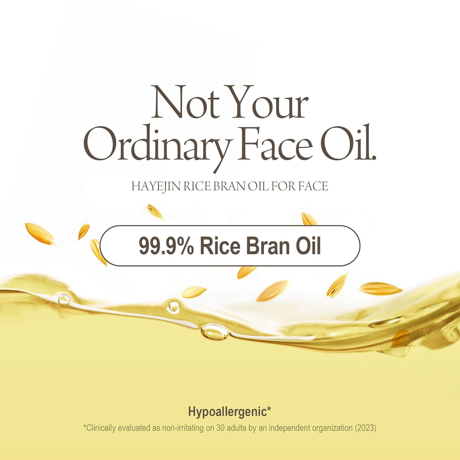 HAYEJIN Rice Bran Oil for Face | Face Moisturizer w/Fermented Rice Bran Oil | Korean Face Oil for Women | Face Serum for Glowing Skin | Korean Skin Care Facial Oils (Pack of 1, 1.01 Fl. Oz) - Image 2