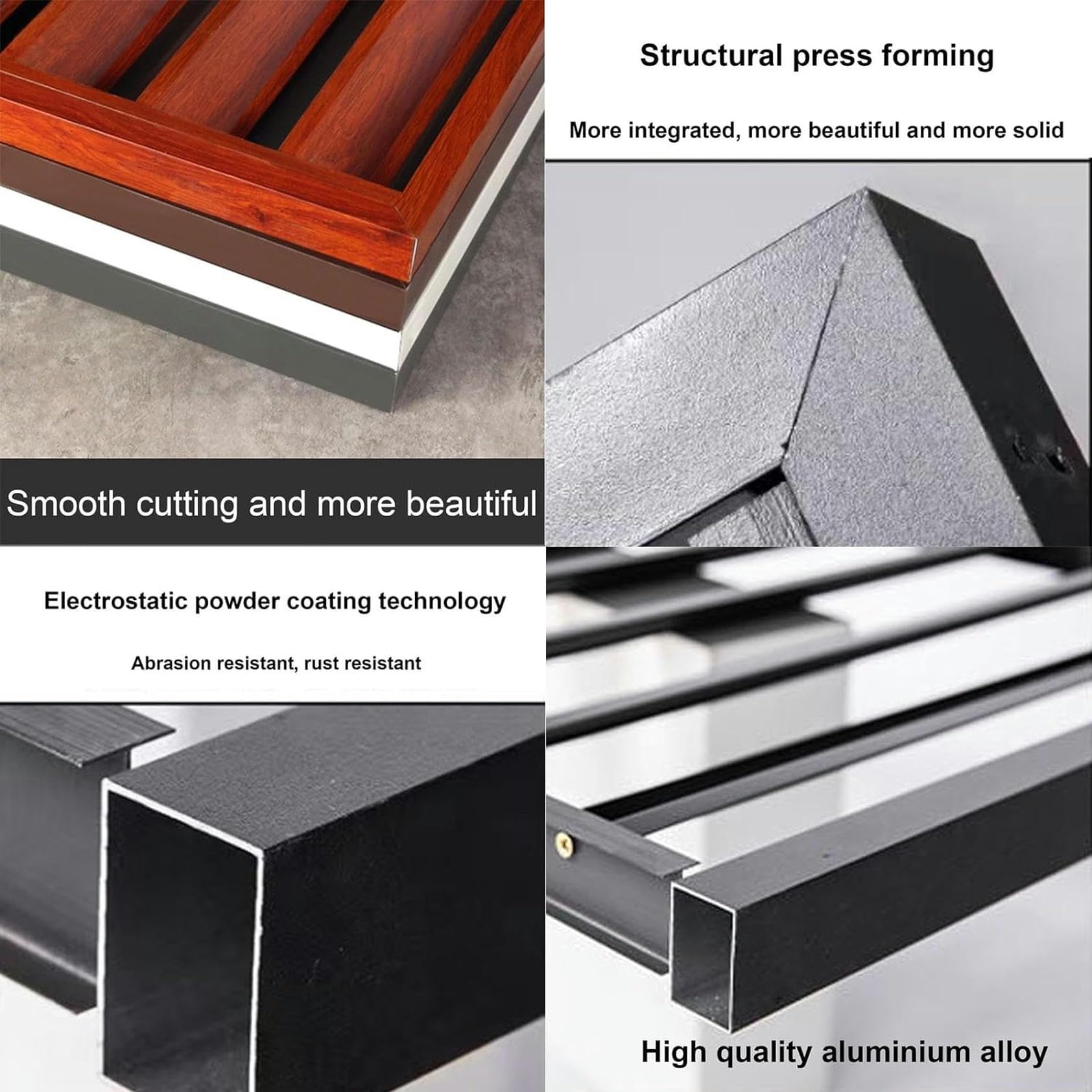 Cubierta de aluminio resistente para valla de aire acondicionado para unidades mini divididas al aire libre | Carcasa de aire acondicionado resistente a robos, protección de tuberías
