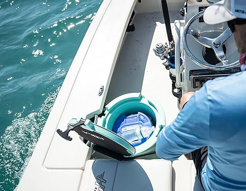 Miniatura 5 de ARCTIC ICE Chillin' Disc, paquete de hielo reutilizable de larga duración, 4.0 libras, azul