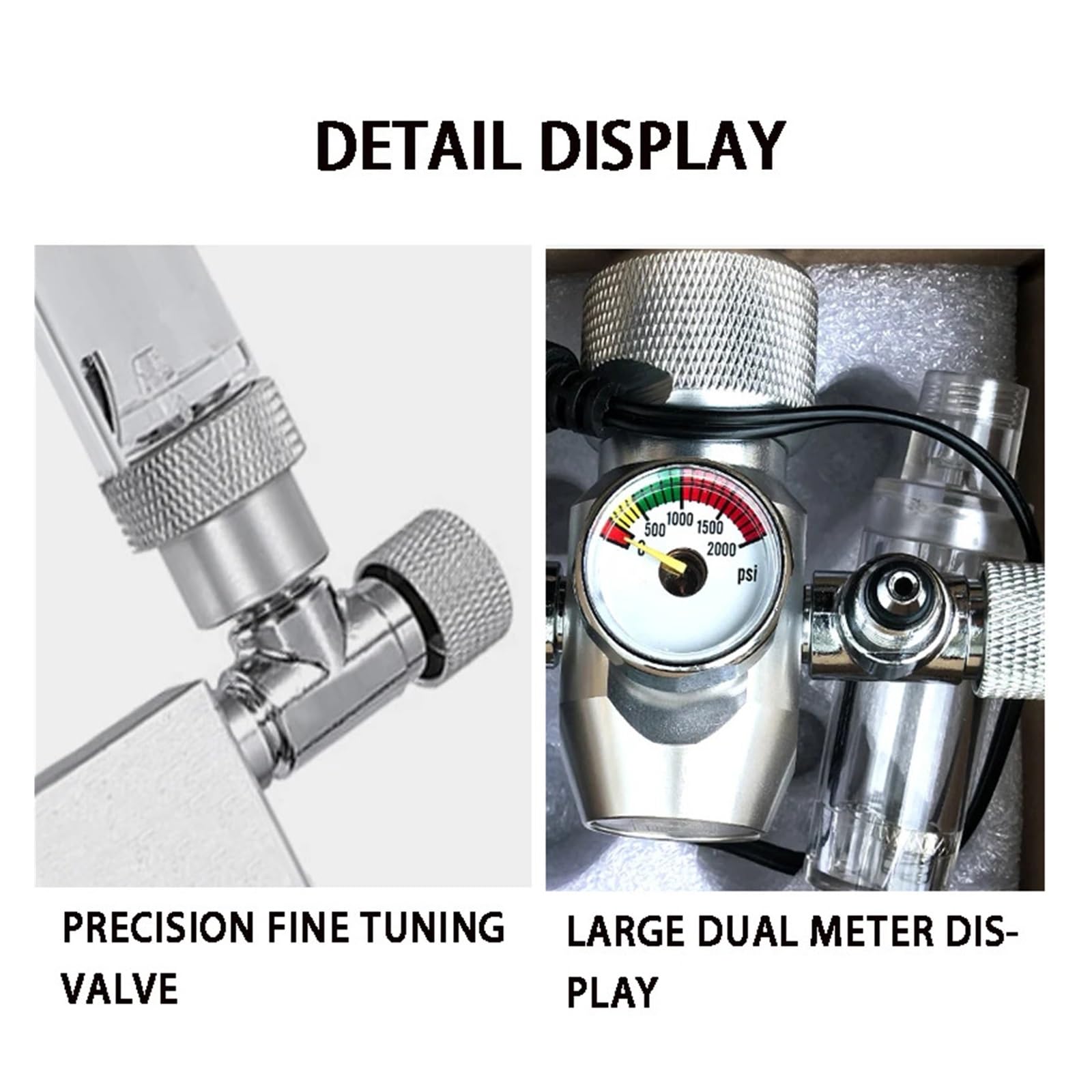 Fish tank CO2 reducing valve solenoid valve Aquarium gas cylinder control regulator reducing valve(TR21)
