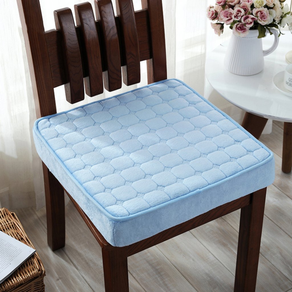 Cojín tapizado antideslizante de alta densidad 40x40 cm para renovar sillas de comedor