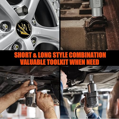 Miniatura 7 de Juego de 12 extractores de pernos, kit extractor de pernos profundos fácil de sacar para pernos redondeados rotos, tuercas de oreja, bujías,