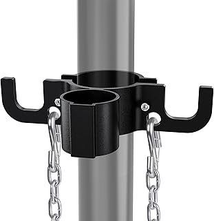 SnowyFox Trailer Chain Holder 7 Way Trialer Plug Organizer Waterproof | Heavy Duty Aluminum RV Towing Chain Organizer Fit For 2” and 2-1/4” Camper Tongue Jacks Trailer Plug Holder for Trailer, Car
