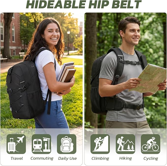 Mochila de Senderismo TILYMOL 25L Impermeable Ligera para Hombre Mujer miniatura 4