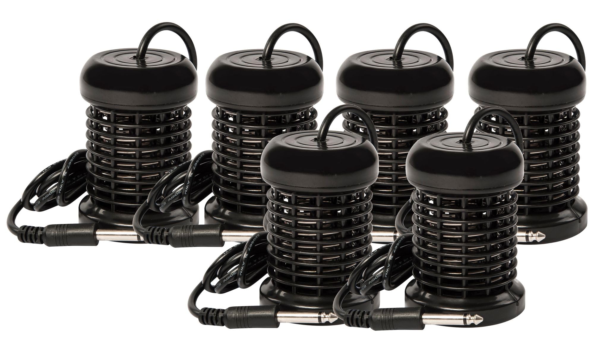 Set 6x Bobina Elettrodo Ion Array con jack 6,3mm, lunga durata per dispositivi Detox Ion Cleanser, benessere casa e centri spa, nero – Royal Spa