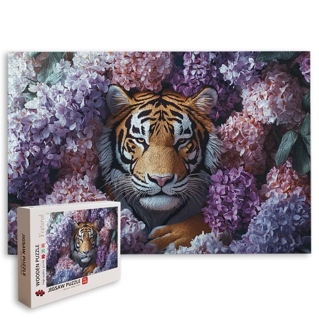 Puzzle 2000 Pezzi, Puzzle Tigre, Misura: 100x71cm, Regalo Donna/Uomo -8773