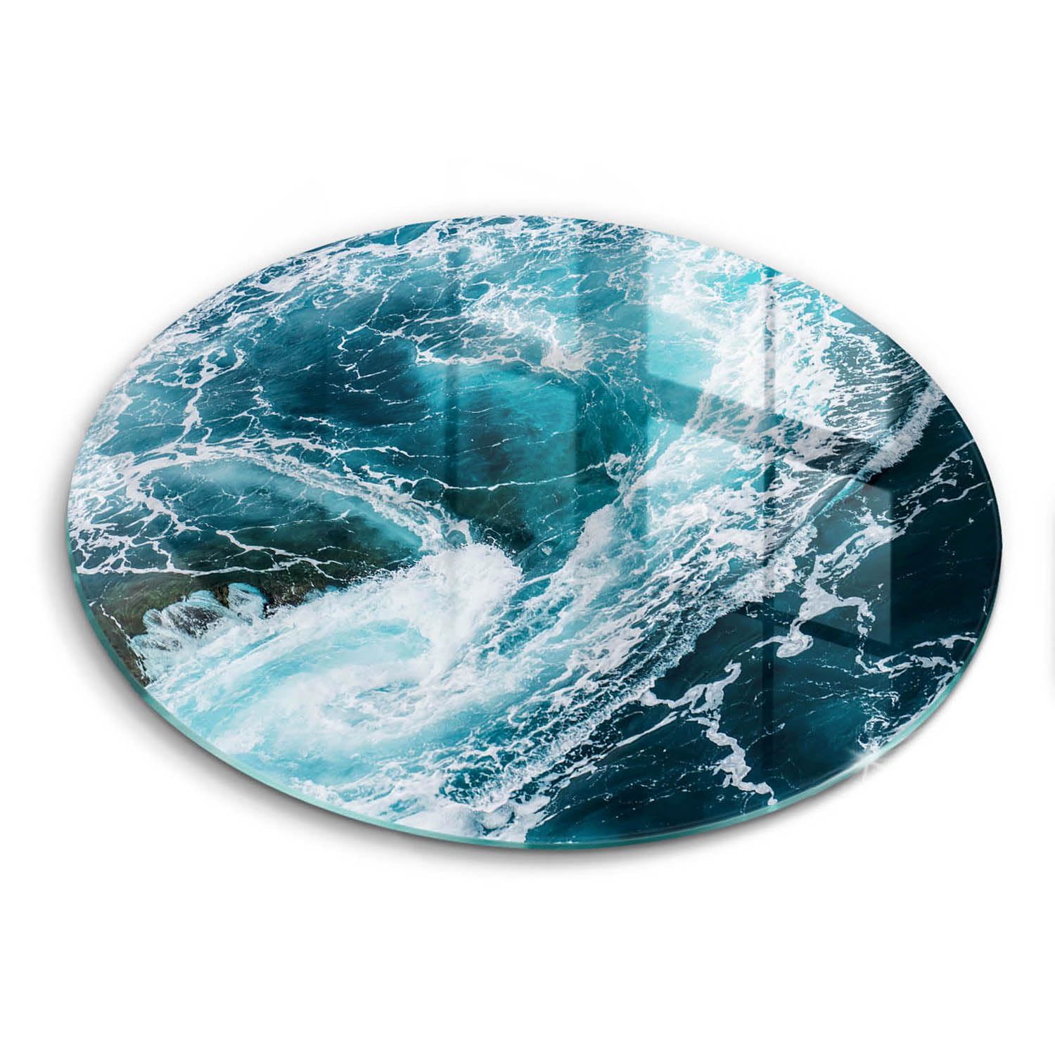Planche à découper induction 30cm Wallfluent - motif vagues