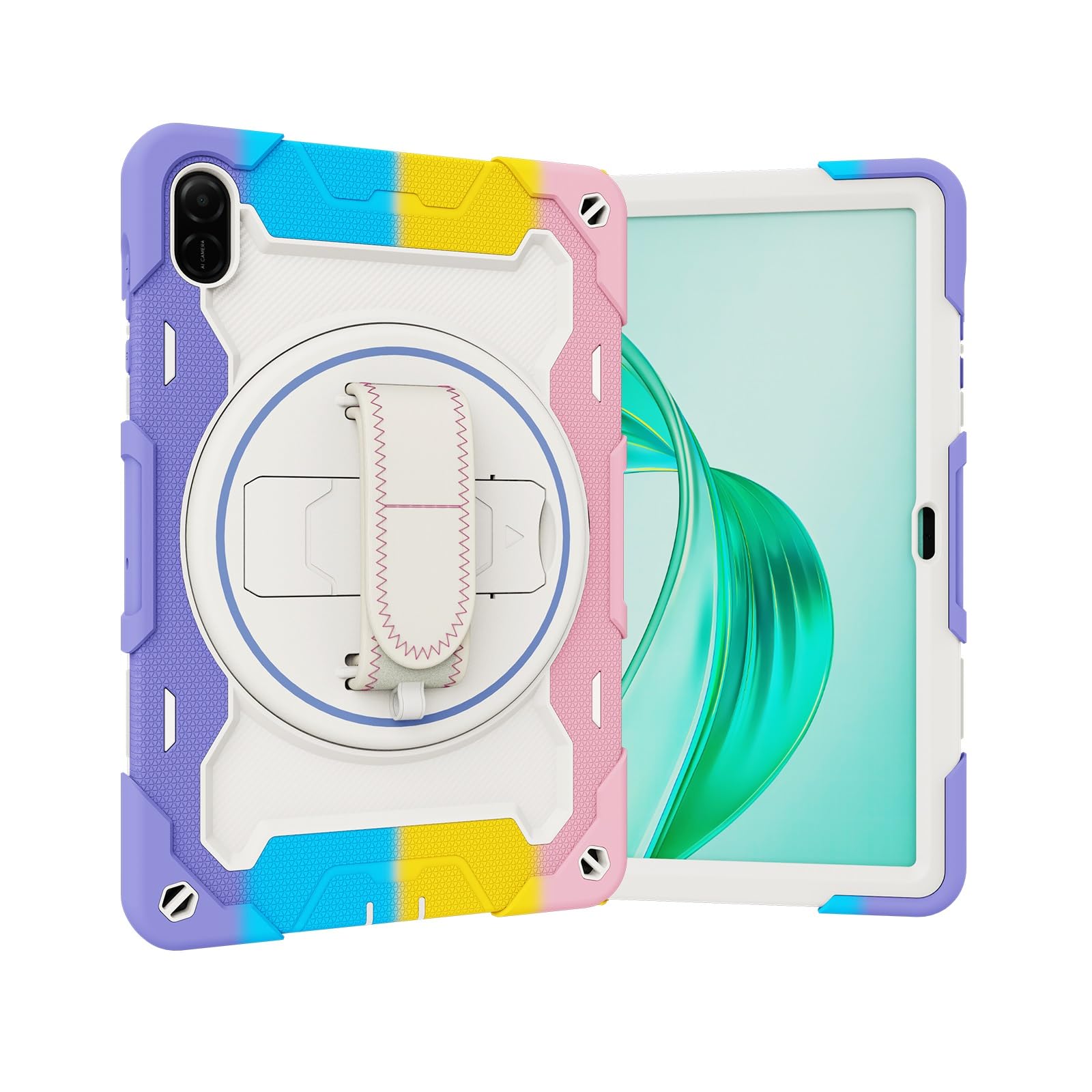 Coque Honor Pad X8a 11 pouces enfant avec support et dragonne - 8