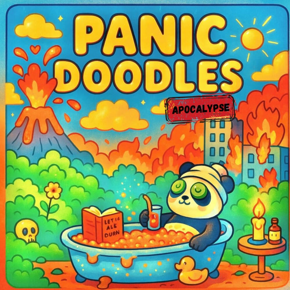 PANIC DOODLES Apocalypse: A cute and fun coloring book