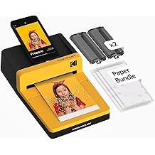 KODAK Dock ERA Plus 4PASS Instant Photo Printer, 4x6 inches, 50 Sheets Bundle