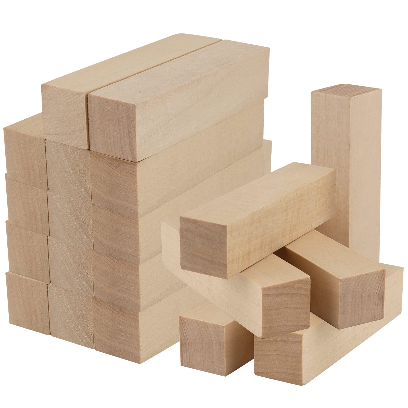 Blocs de sculpture en bois de tilleul KEILEOHO lot de 20 pièces pour loisirs créatifs