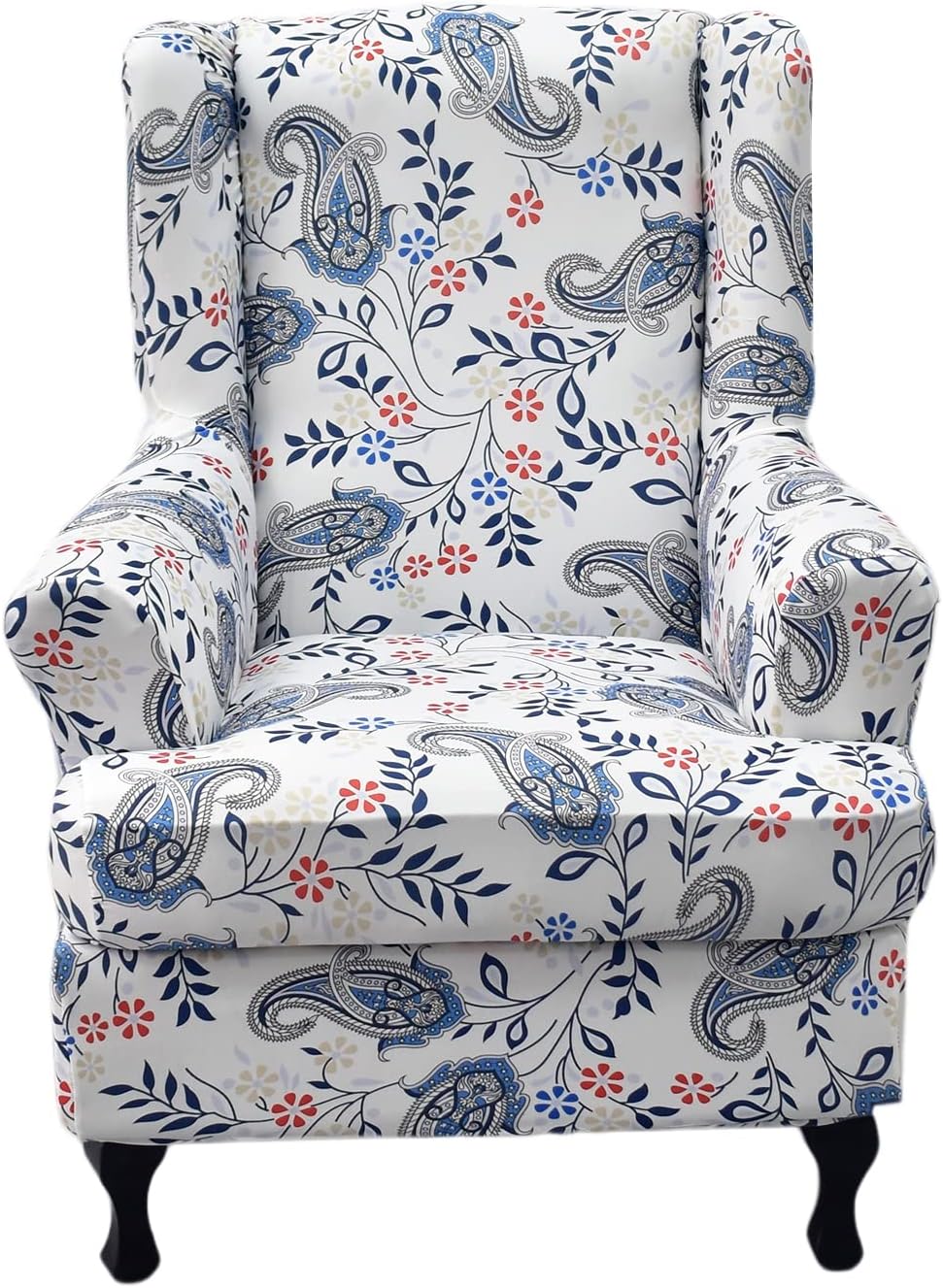 Wing Chair Slipcovers 2 Pieces Stretch Spandex Wingback Chair Covers