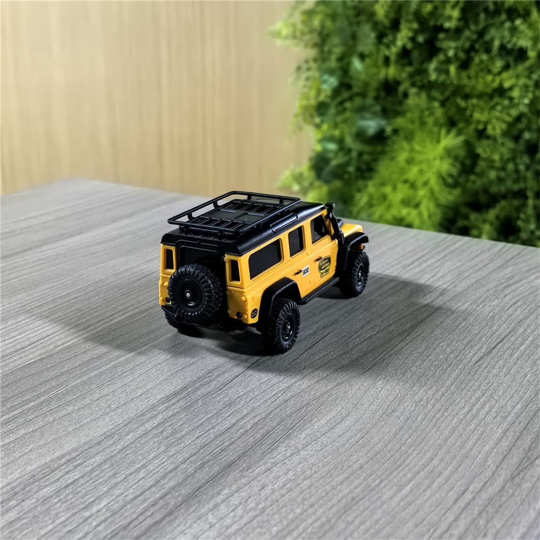RC 4WD Crawler with Dual Shell, 1/43 Scale Full-Proportional RC Crawler Model with APP Control and LED Lights, Model Vehicle Gift for Adults Teens
