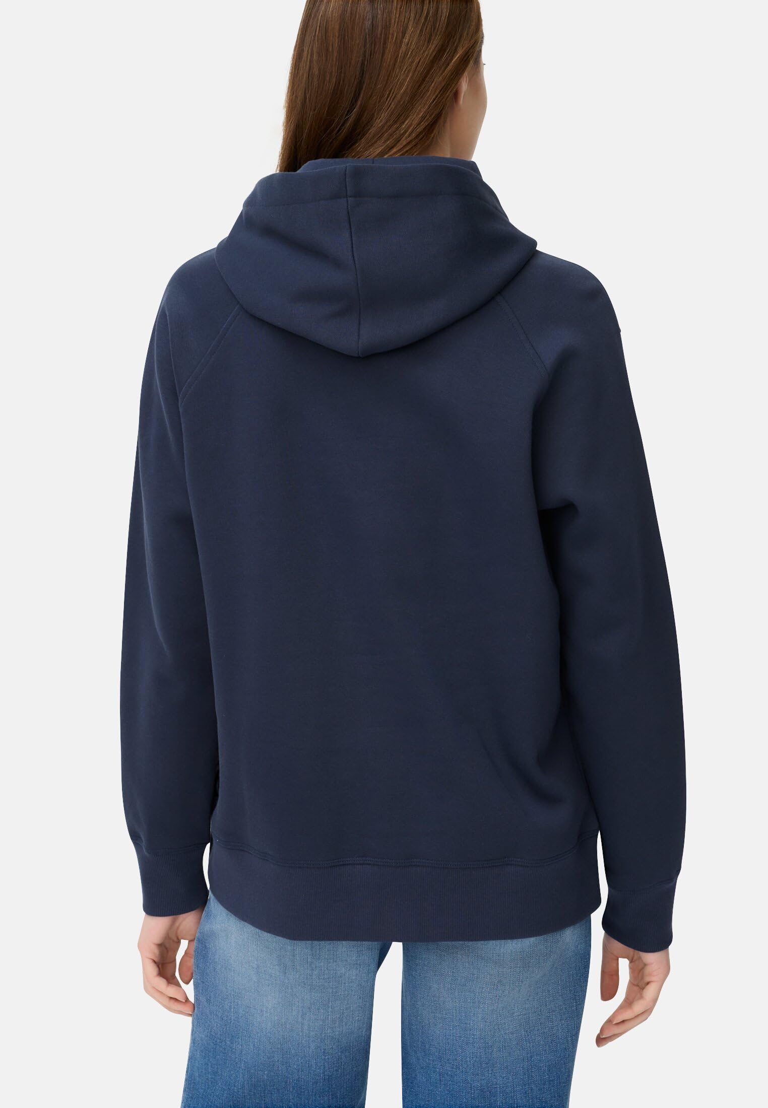 camel active Damen Hoodie aus Reiner Baumwolle
