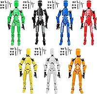 Vista 1 de 7 figuras de acción T13 – (montaje completado) Titan 13 figuras de acción T13 figura de acción 3D impresa en 3D móvil, Lucky Dummy 13 decoraciones