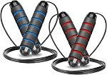 Jump Rope, Tangle-Free Skipping Rope Rapid Speed with Ball Bearings, Adjustable Jumping Rope for Workout, Fitness, Home Exercise