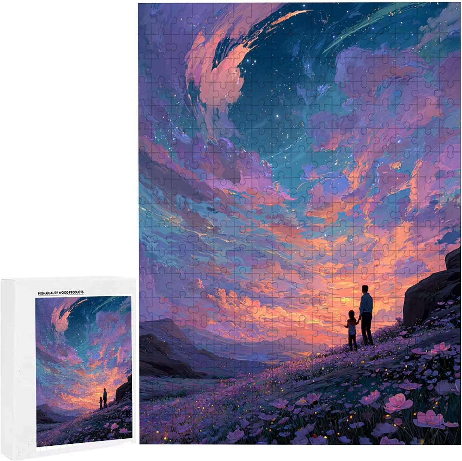 4000 Pezzi di Puzzle, Autunno Fiore 4000 Pezzi di Puzzle per Adulti, Regalo Anniversario, Regalo Natale, Decorazione Casa, Prevenzione Degenerazione Cerebrale Negli Anziani 140 x 87cm PjY7954 D-J