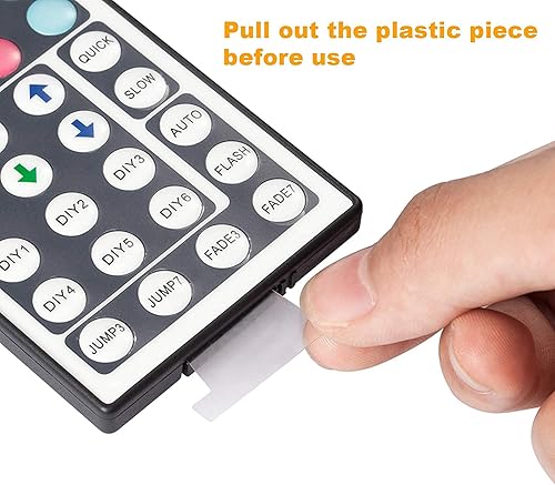 Miniatura 6 de phopollo Control remoto de 44 teclas con receptor IR de dos puertos para 5050 1224 V luces de tira LED