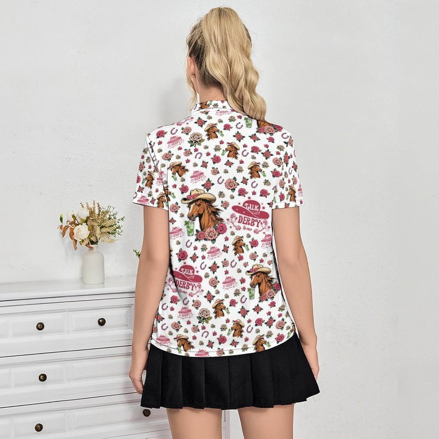 Womens Golf Shirt Polo Shirts Short Sleeve Golf Outfits Golf Tops Ladies Golf Shirts Gifts