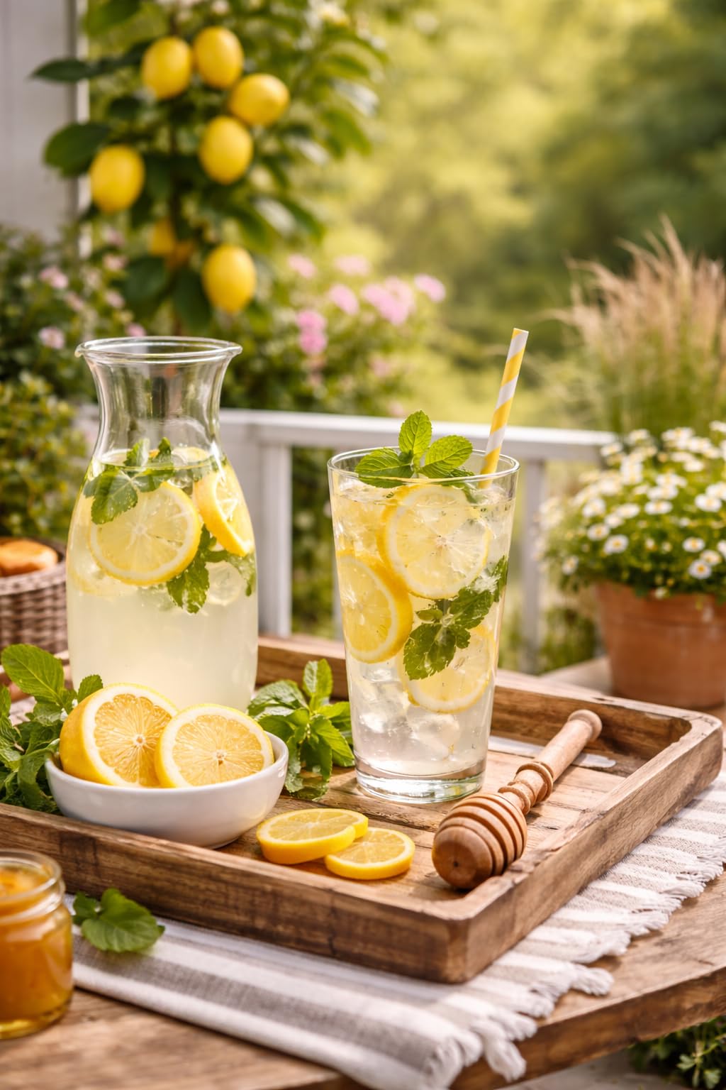 Citrus limon Lunario 120 cm - Echter Zitronenbaum (C17) - Vier-Jahreszeiten-Zitrone für Balkon, Garten & Terrasse - Robuster Zitronenbaum mit ganzjähriger Ernte