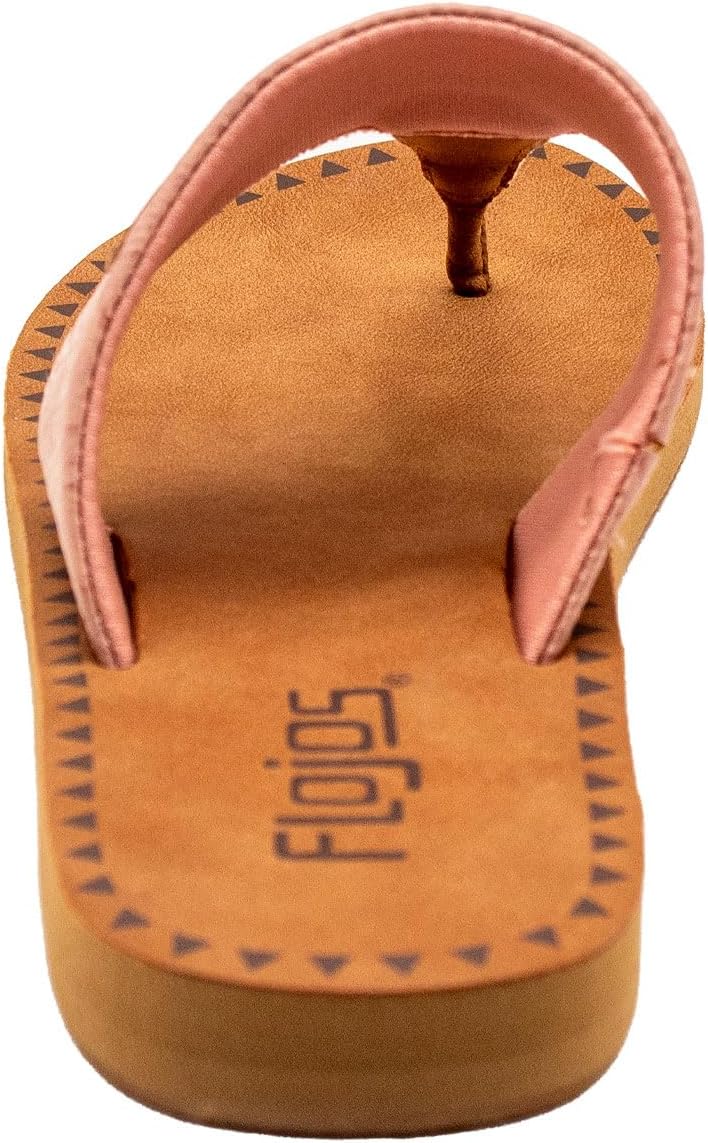 Flojos Women's Grace Flat Sandal, Aqua Artisan, 7 - Image 3