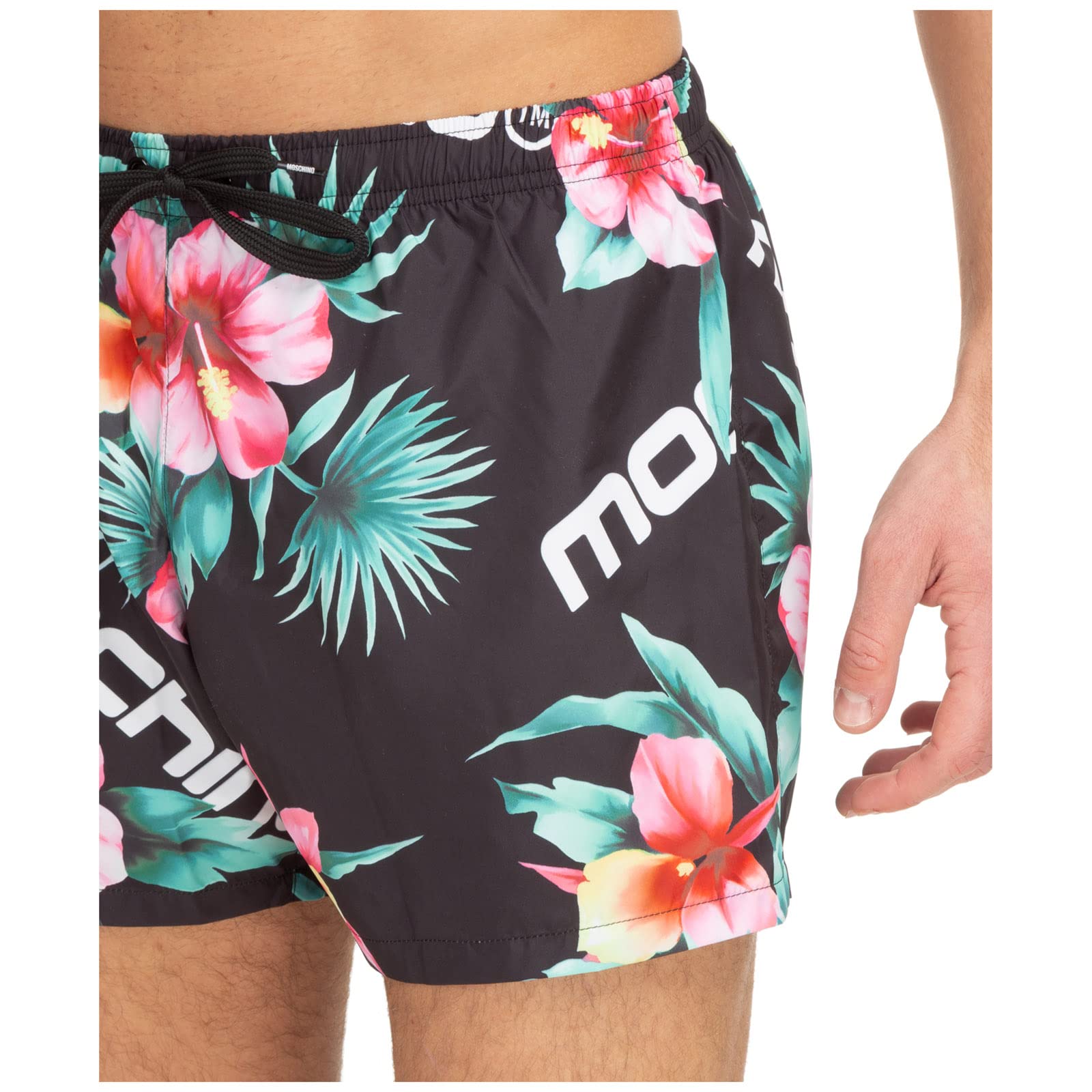 Moschino Kąpielówki męskie Nero, czarny, 5