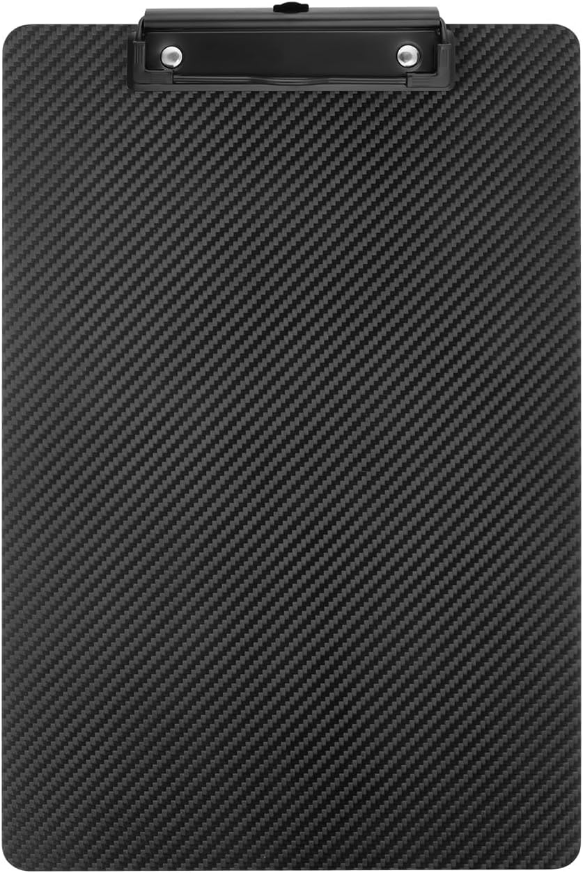 Real Carbon Fiber Clipboard, Ultra Hard Clipboard Professional Writing Pad,Black