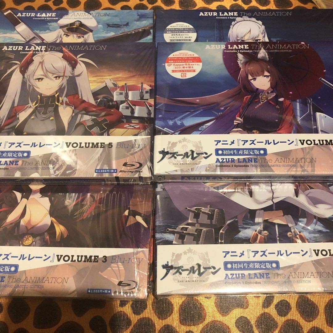 全6巻セット]アズールレーン Vol.1~6(Blu-ray Disc)｜映画、ビデオ