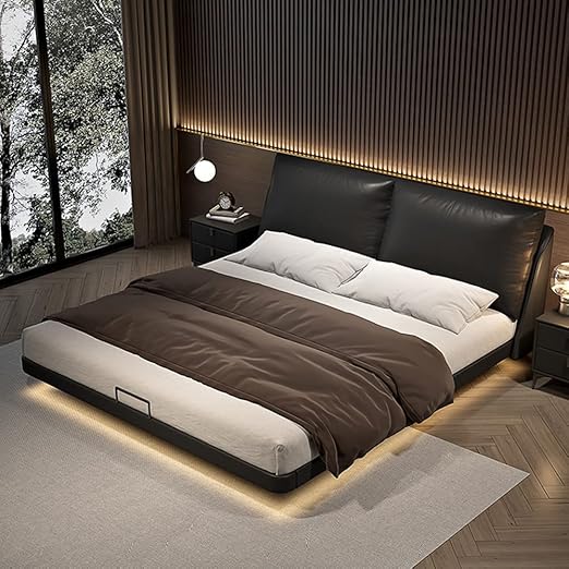 14 Inch Heavy Duty Metal Platform Bed Frame with led Lights