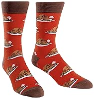 Algopix Similar Product 13 - Sock It To Me, Men's Crew: Turkey Time