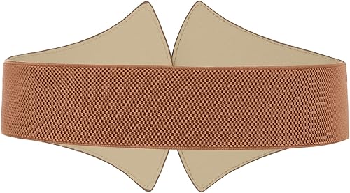 Miniatura 2 de GRACE KARIN Cinturón elástico vintage para mujer, cinturones retro para jeans, pantalones de vestir