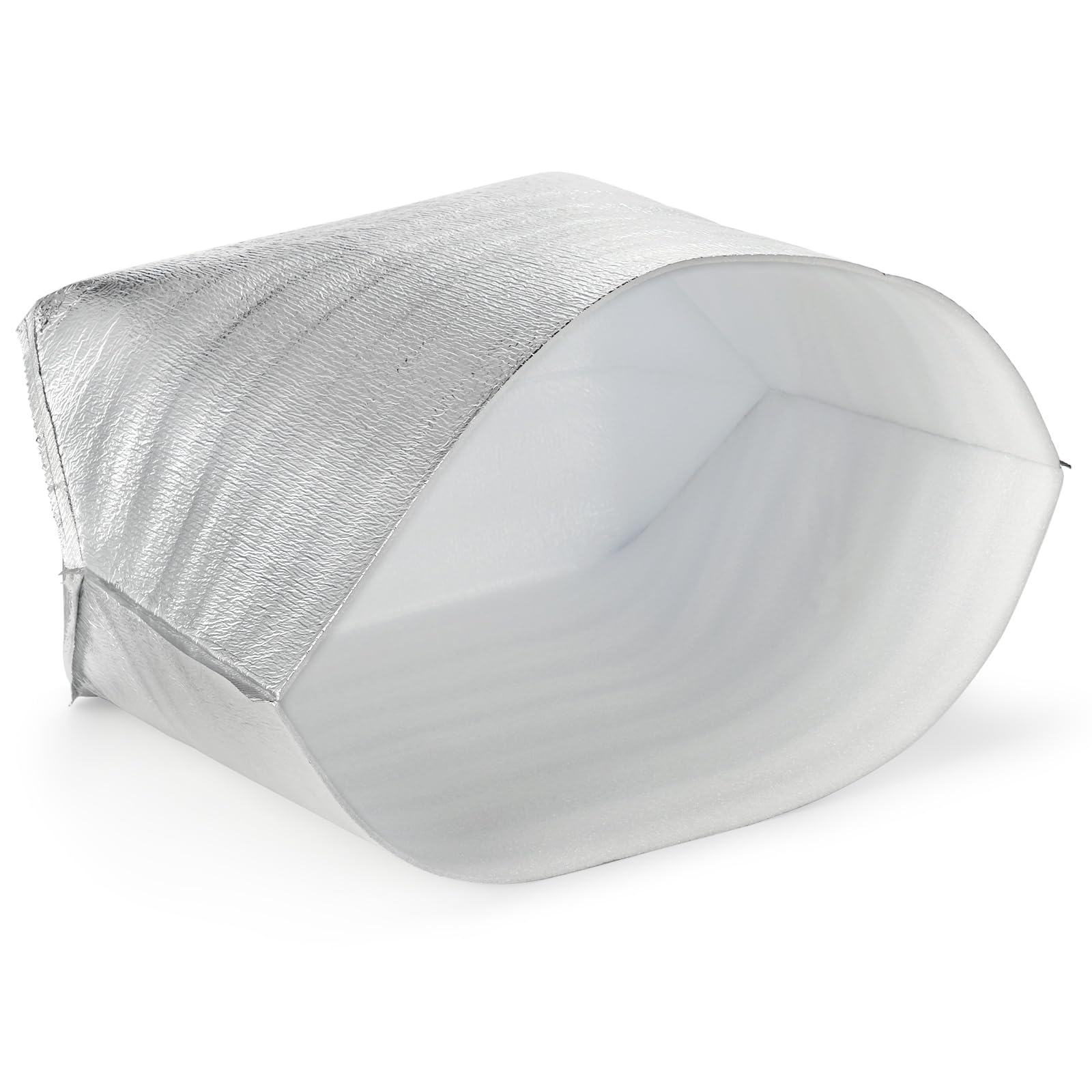 ZEAYEA Paquete de 10 bolsas de envío aisladas, forros térmicos para alimentos congelados y calientes, bolsas de aislamiento reutilizables impermeables para lonchera, camping, picnic