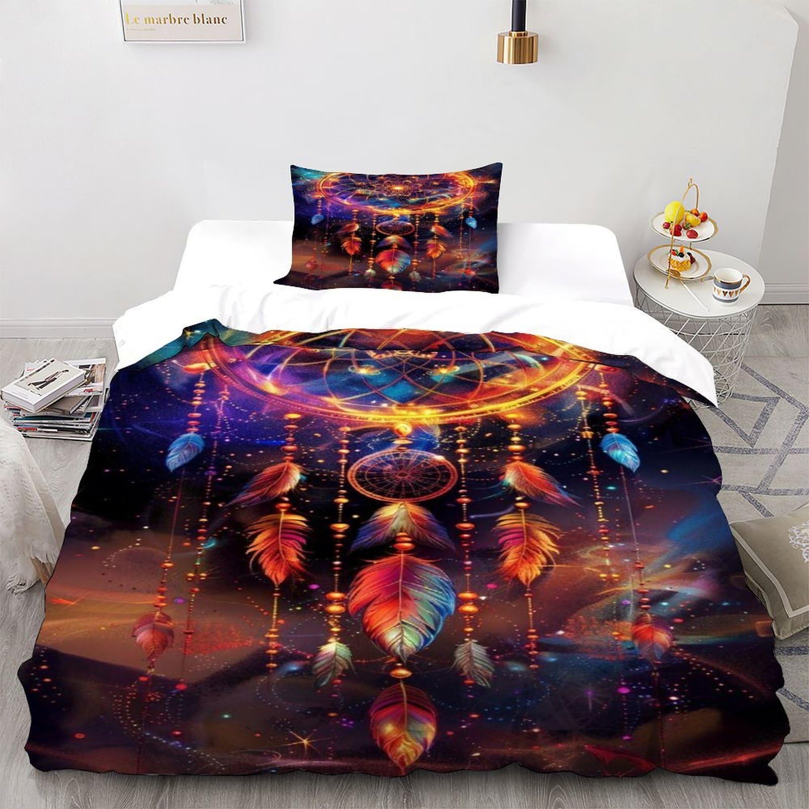Housse de couette gothique 135x200 pour chambre ado originale