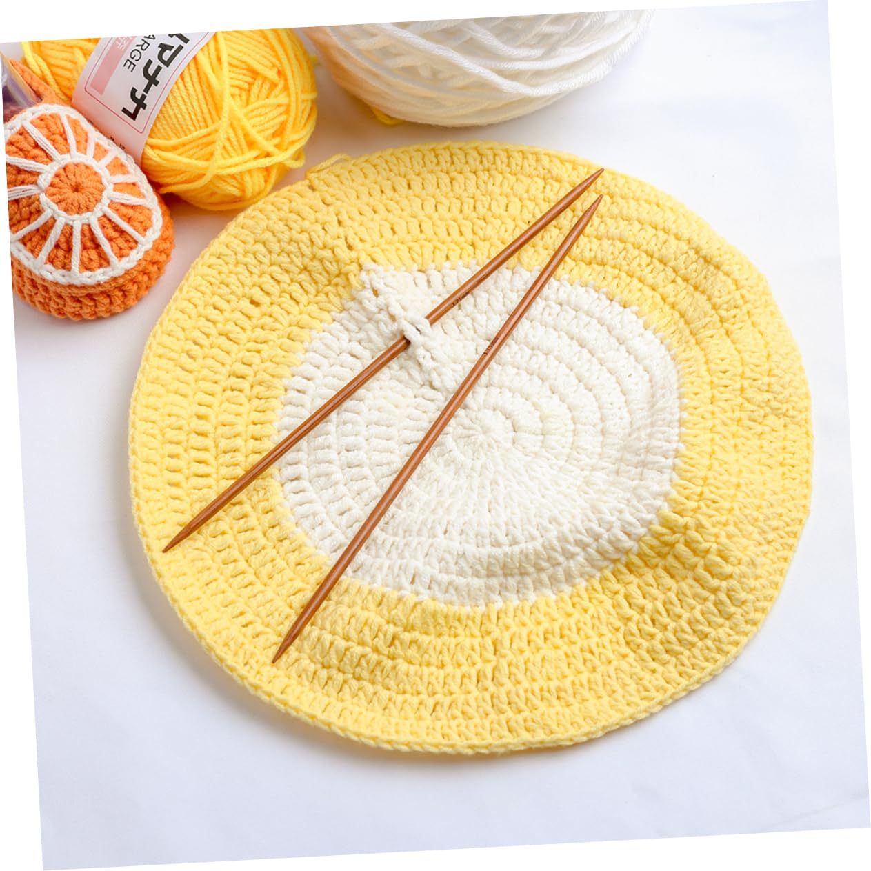 NUOBESTY 2 Ensembles Aiguille à tricoter kit de broderie aiguilles à tricoter circulaires Couture kits de crochet kits de tricot knitting needles kit tricotin knitting kit outils de tricot