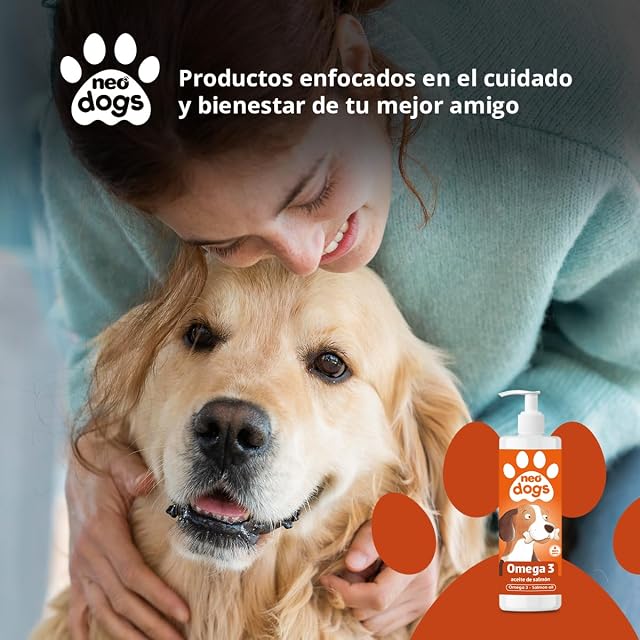 Foto 7 de 7 de NEO DOGS - Complemento Nutricional Líquido Omega 3 para Perros - con Aceite de Salmón Puro