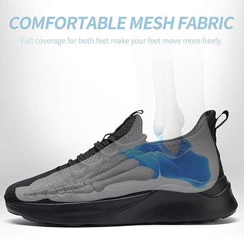 Miniatura 3 de Tenis para hombre, ligeros, transpirables, para correr, entrenamiento, antideslizantes, a la moda, para caminar, trabajar, viajar