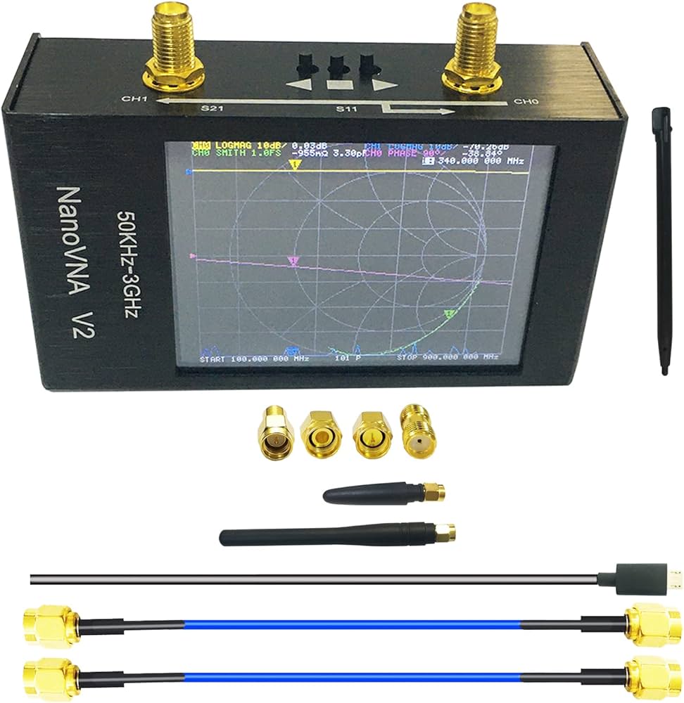 Amazon.com: NanoVNA V2 2.8'' 3G SAA2 Vector Network Analyzer 10KHz