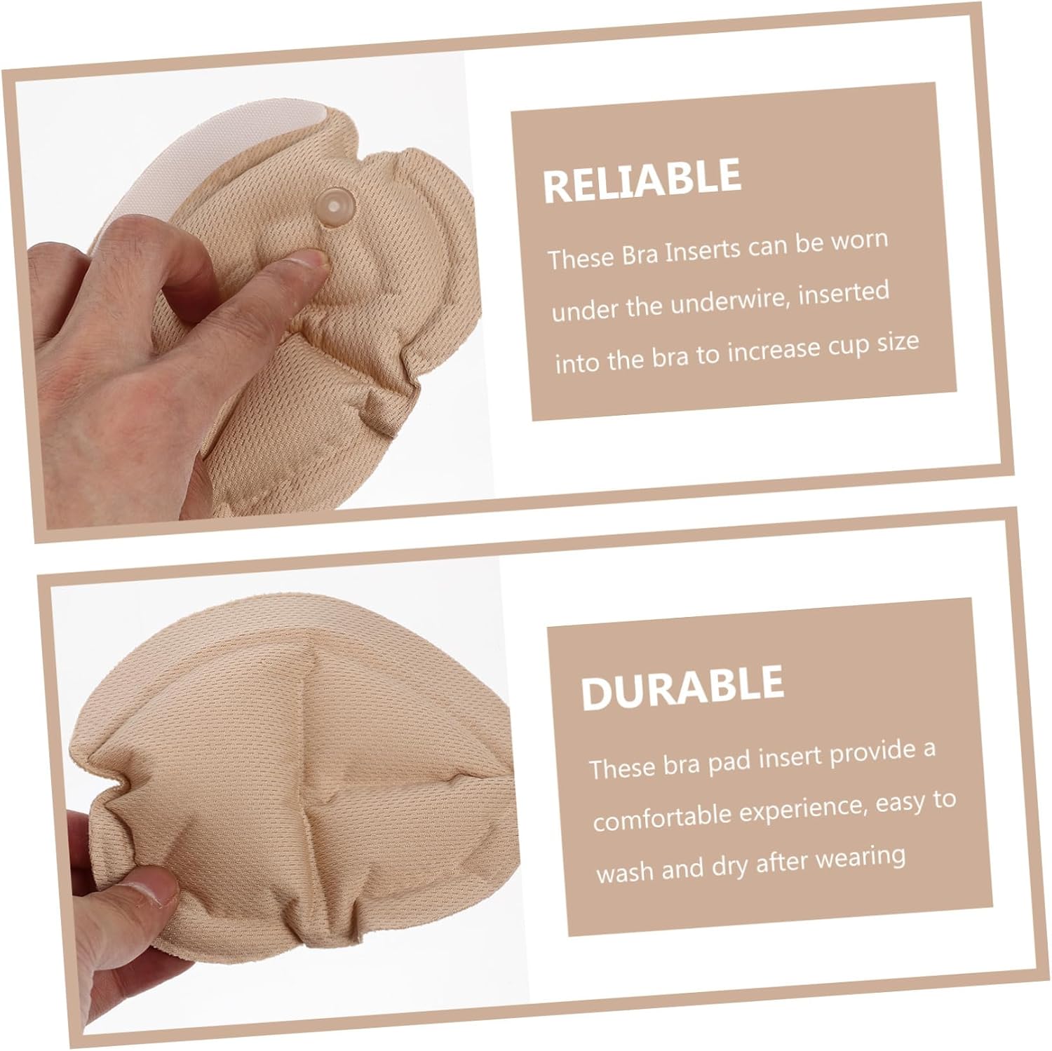 VALICLUD Bra Inserts Inflatable Pads Exercise Bras for Women Inserts Hip Pads Insert Pads Workout Bras for Women