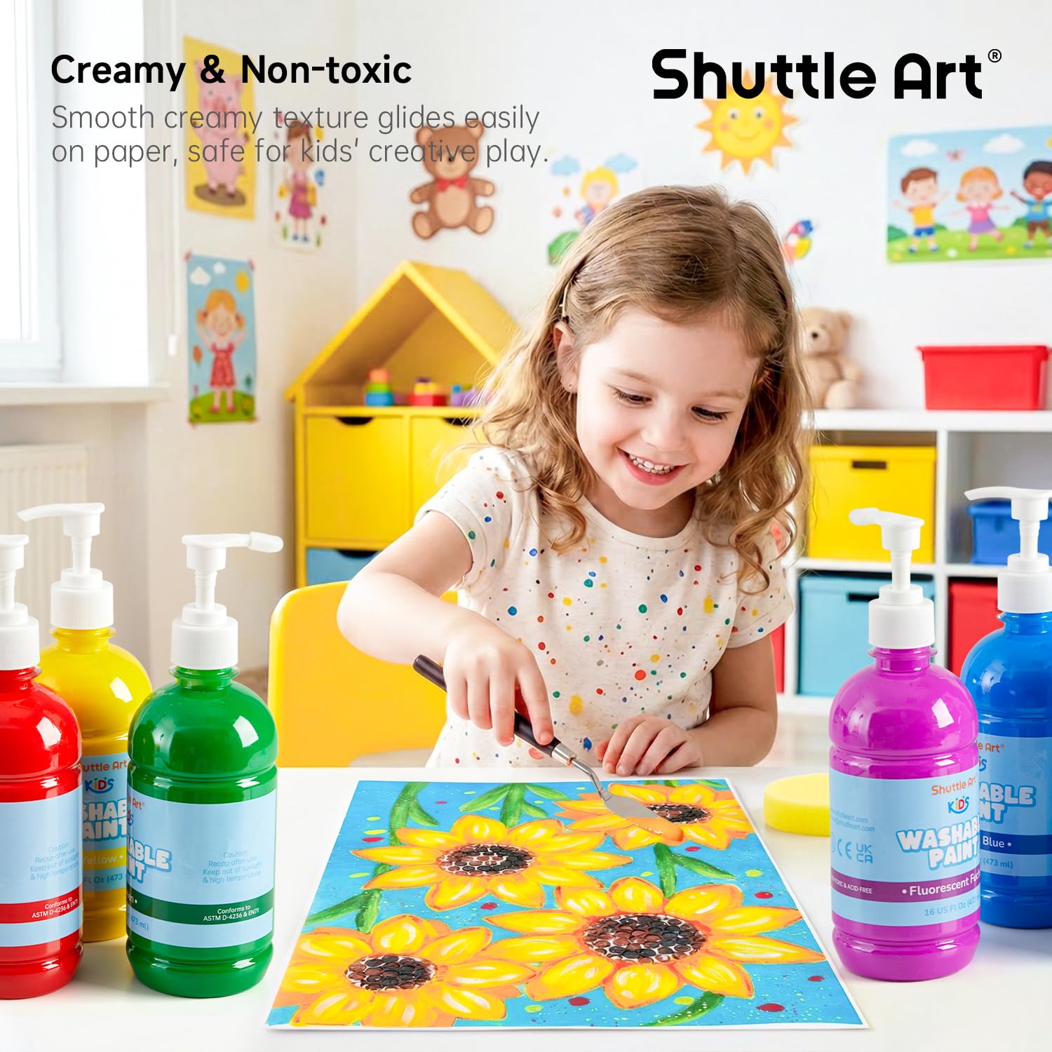 Shuttle Art Set di 14 colori lavabili