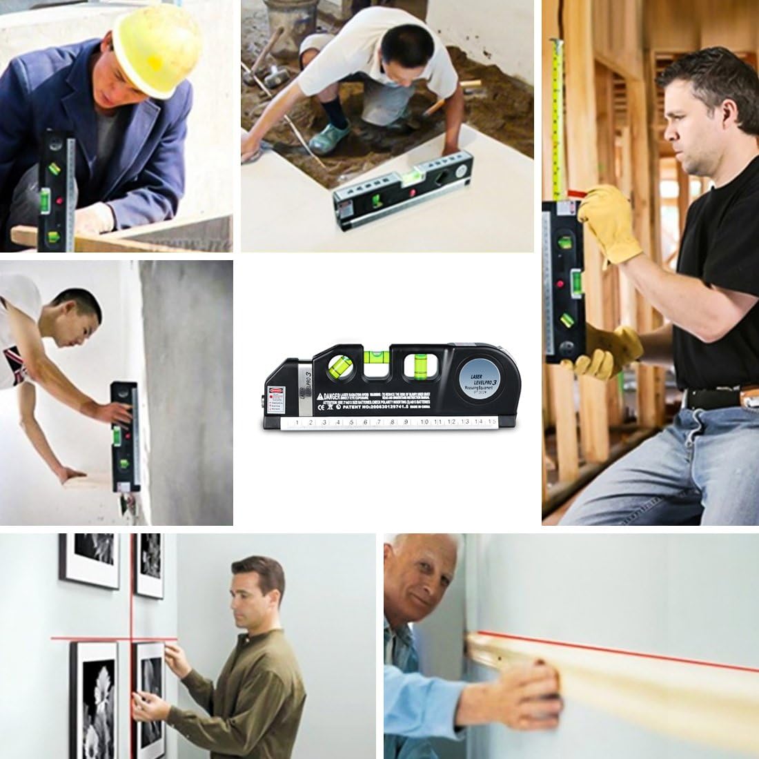 Exсluѕіvе Dіѕсоunt 80% оƒƒеr Laser Tape Rulers, CarBoss Multipurpose Laser Level laser, measure Line 8 FT/2.5M Measure Tape Ruler Adjusted Standard and Metric Rulers Tools, Best Professional Craftsman Self Leveling Laser leveler