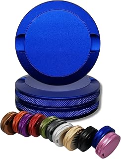 Snus Can | Knurling Metal Can for Zyn | Knurled Aluminum Holder | Smell Proof Snuff Box | Container Can for Pill | Nicotine Pouch Container | Gift (Blue)