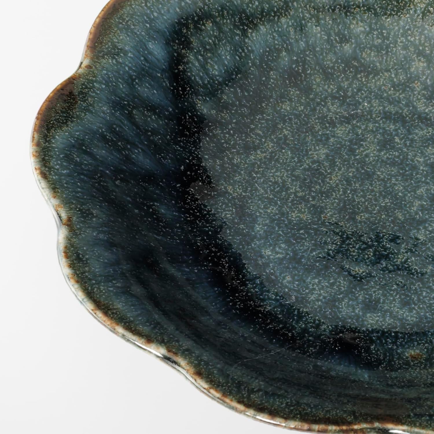 Mino Ware YMG-001-500 Pasta Platter, Approx. Diameter 8.5 x Height 1.6 inches (21.5 x 4 cm), Microwave Safe, Dishwasher Safe, Made in Japan, Japanese