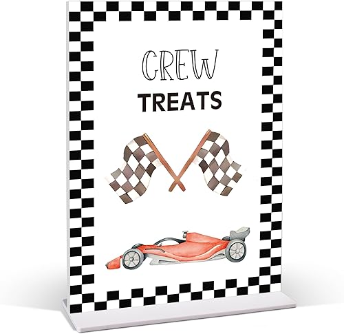 Miniatura 24 de Decoración de cumpleaños de coche de carreras, letrero de límite de velocidad 3, Fast One, decoración de fiesta de cumpleaños de auto de carreras