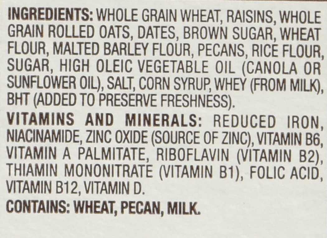 Post, Great Grains, Raisin, Date & Pecan Cereal, 16oz Box (Pack of 4)