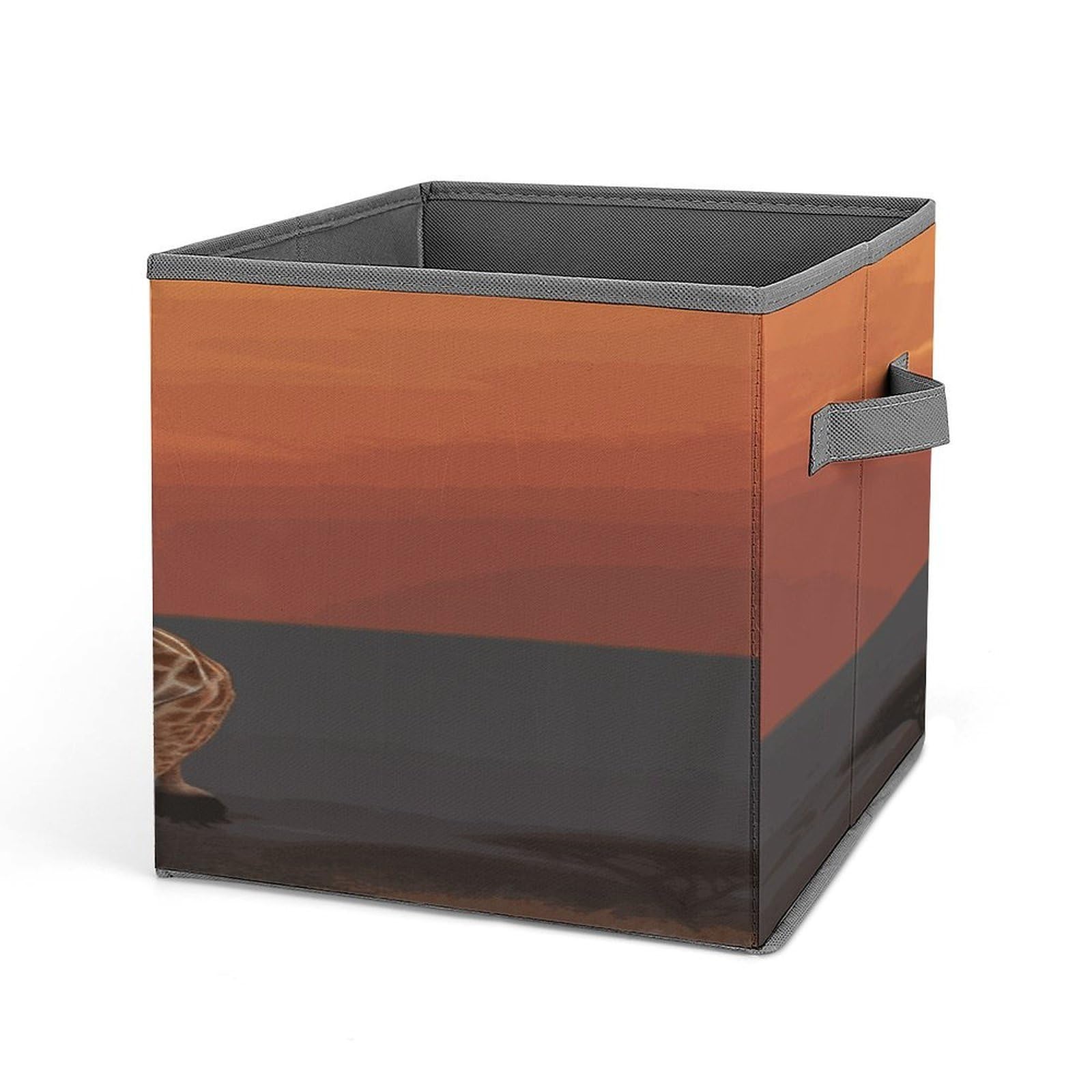 Fekiloot Style Giraffe At Sunset Storage Bins Storage Baskets