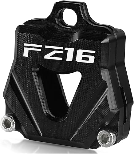 Miniatura 5 de Motocicleta CNC accesorios aluminio clave cubierta tapa protección llaves caso Shell para Yamaha FZ-16 FZ 16 2015 2016 (color  plata)