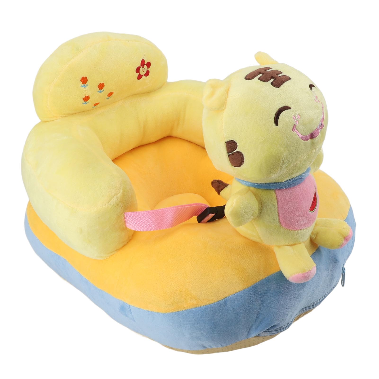 Yosoo Health Gear Silla de Aprendizaje para Sentarse Asiento de Apoyo para Bebés de Felpa Ángulo Ajustable Silla de sofá Suave Portátil para Bebés que Aprenden a Sentarse Evita Caídas Asientos en el