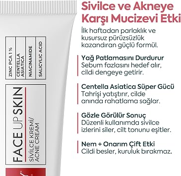 CLASYCARE Acne Cream – Acne and Anti Acne Stain Cream for Face – Stain Remover with Salicylic Acid & Niacinamide – Young and Adult Skin Care, 40 ml