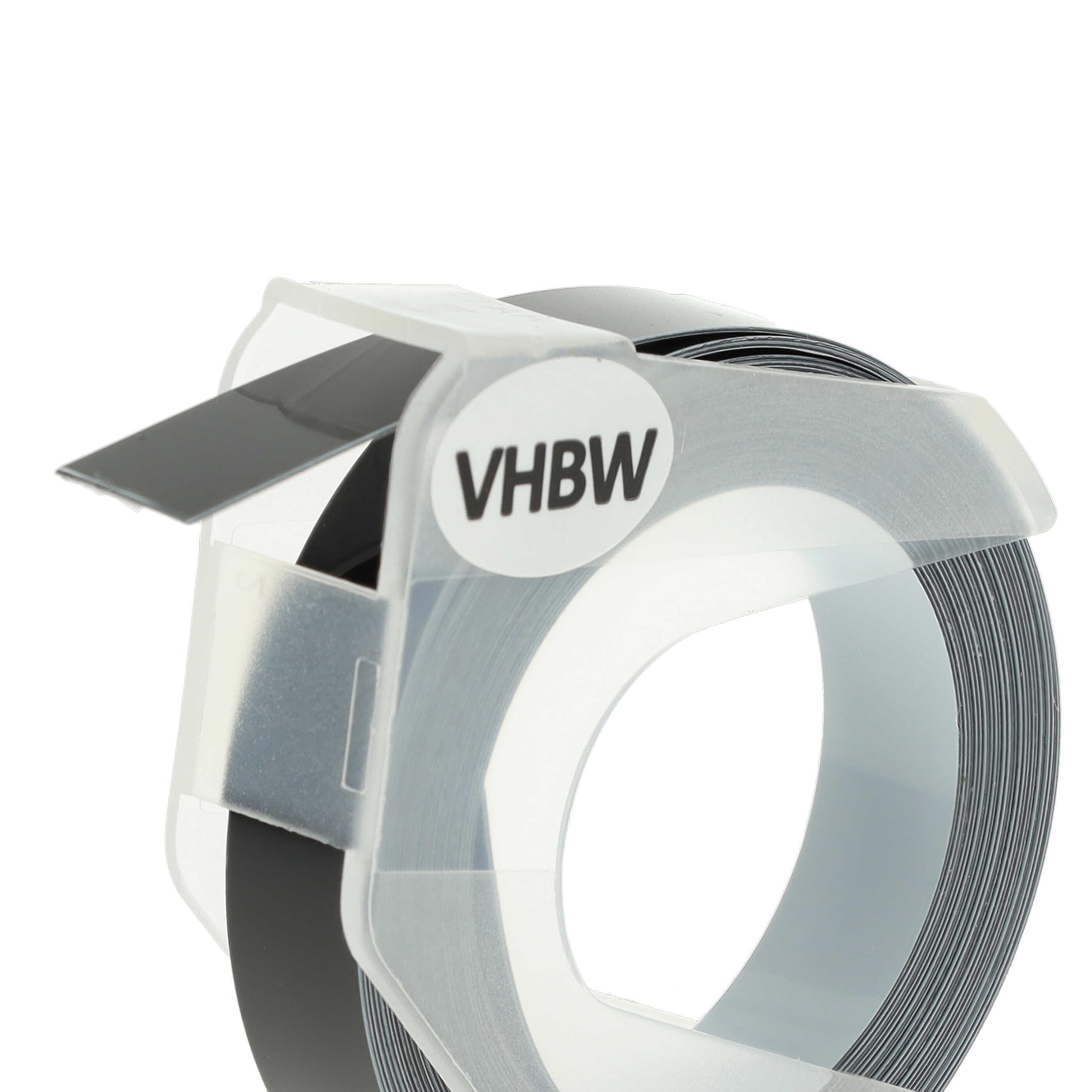 vhbw 50x 3D Prägeband-Schriftband-Kassette kompatibel mit Dymo Jet