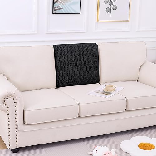 Miniatura 5 de Smiry Fundas de cojín impermeables para sofá, fundas de cojín elásticas de jacquard grueso, funda de asiento lavable, protector elástico de muebles